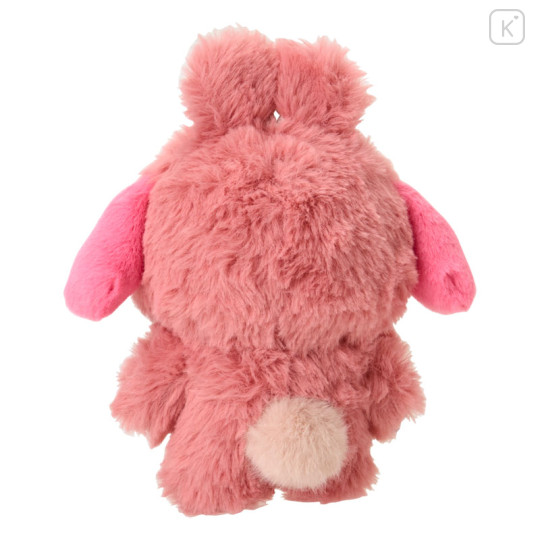 Japan Sanrio Plush Mascot Keychain - My Melody: Fine Face Mini Latte Bunny - 3