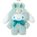 Japan Sanrio Plush Mascot Keychain - Cinnamoroll: Fine Face Mini Latte Bunny - 2