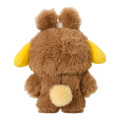 Japan Sanrio Plush Mascot Keychain - Pompompurin: Fine Face Mini Latte Bunny - 3