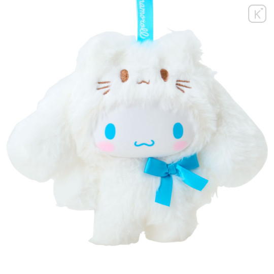 Japan Sanrio Plush Mascot Keychain - Cinnamoroll : Fine Face Mini Friends Costume - 2