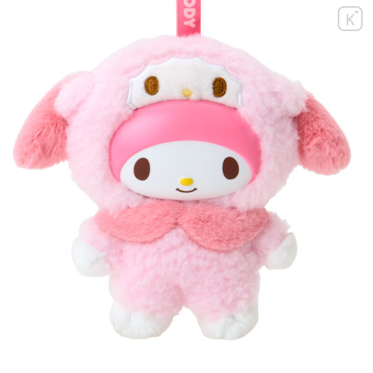 Japan Sanrio Plush Mascot Keychain - My Melody & My Sweet Piano : Fine Face Mini Friends Costume - 2