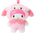 Japan Sanrio Plush Mascot Keychain - My Melody & My Sweet Piano : Fine Face Mini Friends Costume - 2