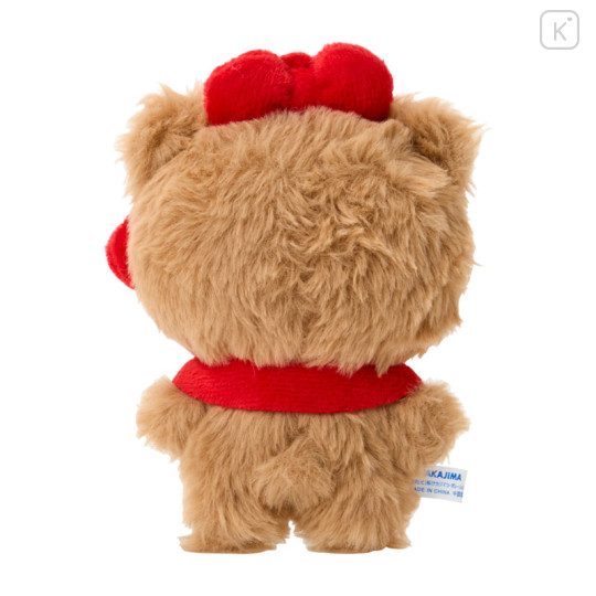 Japan Sanrio Plush Mascot Keychain - Hello Kitty & Tiny Chum : Fine Face Mini Friends Costume - 3