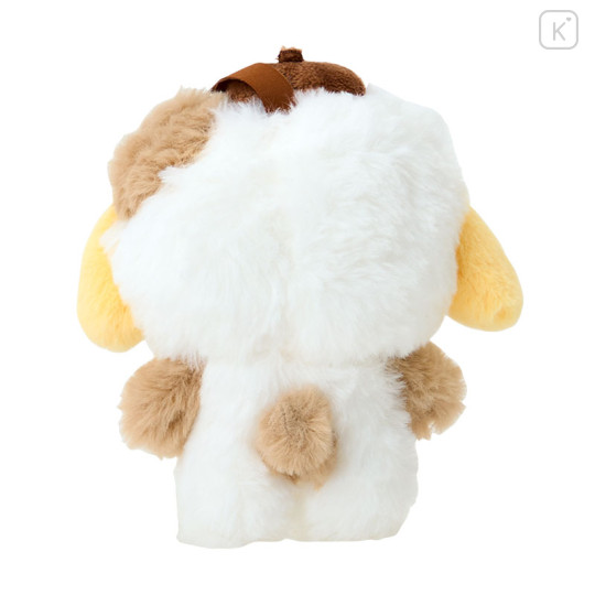 Japan Sanrio Plush Mascot Keychain - Pompompurin : Fine Face Mini Friends Costume - 3