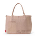 Japan Sanrio Rootote Deli Tote Bag - Hello Kitty : Ruful Face Beige - 2