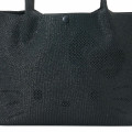 Japan Sanrio Rootote Deli Tote Bag - Hello Kitty : Ruful Face Black - 4