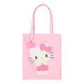 Japan Sanrio Original Mini Tote Bag - Hello Kitty : Character Grand Prix 3rd Edition Embroidery I want you to love it a lot! - 1
