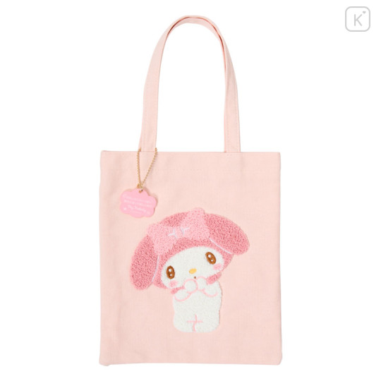 Japan Sanrio Original Mini Tote Bag - My Melody : Character Grand Prix 3rd Edition Embroidery I want you to love it a lot! - 1