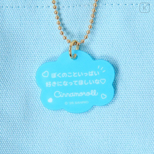 Japan Sanrio Original Mini Tote Bag - Cinnamoroll : Character Grand Prix 3rd Edition Embroidery I want you to love it a lot! - 4