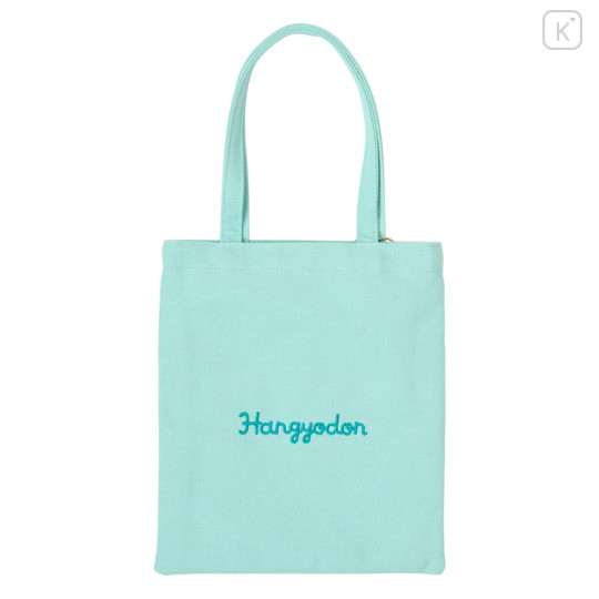 Japan Sanrio Original Mini Tote Bag - Hangyodon : Character Grand Prix 3rd Edition Embroidery I want you to love it a lot! - 2
