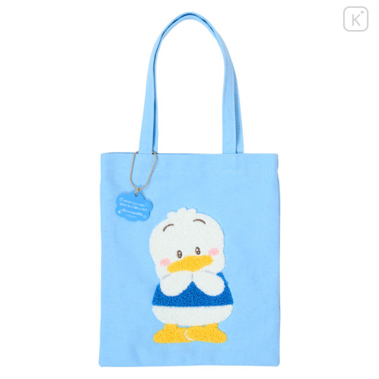 Japan Sanrio Original Mini Tote Bag - Pekkle : Character Grand Prix 3rd Edition Embroidery I want you to love it a lot! - 1