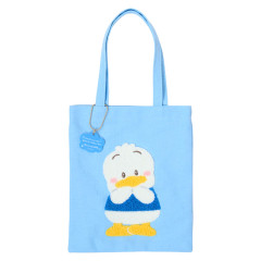 Japan Sanrio Original Mini Tote Bag - Pekkle : Character Grand Prix 3rd Edition Embroidery I want you to love it a lot!