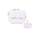 Japan Sanrio Original Face-shaped Silicone Mini Accessory Pouch - Hello Kitty : Character Grand Prix 3rd Edition I Want You! - 2