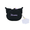 Japan Sanrio Original Face-shaped Silicone Mini Accessory Pouch - Kuromi : Character Grand Prix 3rd Edition I Want You! - 2