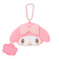Japan Sanrio Original Face-shaped Silicone Mini Accessory Pouch - My Melody : Character Grand Prix 3rd Edition I Want You! - 1