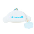 Japan Sanrio Original Face-shaped Silicone Mini Accessory Pouch - Cinnamoroll : Character Grand Prix 3rd Edition I Want You! - 2