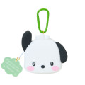 Japan Sanrio Original Face-shaped Silicone Mini Accessory Pouch - Pochacco : Character Grand Prix 3rd Edition I Want You! - 1