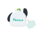 Japan Sanrio Original Face-shaped Silicone Mini Accessory Pouch - Pochacco : Character Grand Prix 3rd Edition I Want You! - 2