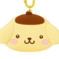 Japan Sanrio Original Face-shaped Silicone Mini Accessory Pouch - Pompompurin : Character Grand Prix 3rd Edition I Want You! - 4