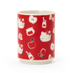 Japan Sanrio Japanese Tea Cup - Hello Kitty : Happy Red