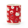 Japan Sanrio Japanese Tea Cup - Hello Kitty : Happy Red - 1
