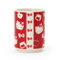 Japan Sanrio Japanese Tea Cup - Hello Kitty : Happy Red - 2