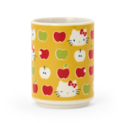 Japan Sanrio Japanese Tea Cup - Hello Kitty : Apple Yellow