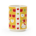 Japan Sanrio Japanese Tea Cup - Hello Kitty : Apple Yellow - 2