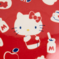 Japan Sanrio Soy Sauce Plate - Hello Kitty : Happy Red - 4