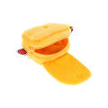 Japan Disney Mini Pouch with Carabiner - Pooh : Smile Face Art By Tarout - 3