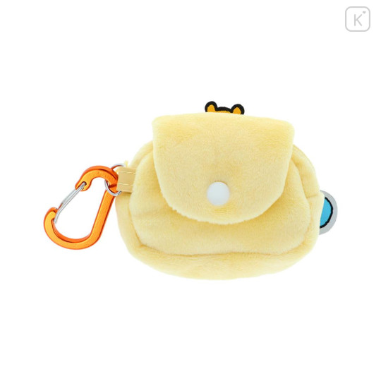 Japan Disney Mini Pouch with Carabiner - Pooh : Happy Honey Pot Art By Tarout - 2