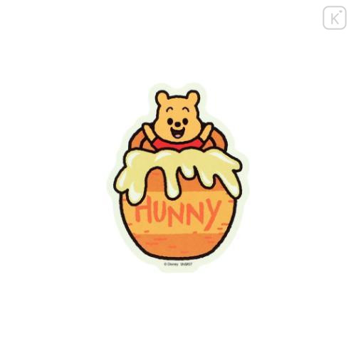 Japan Disney Die-cut Sticker - Piglet & Pooh : Happy Honey Pot Art By Tarout - 2