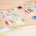 Japan Crayon Shin-chan Petamelow Sticker - Family 3D Embossed - 2
