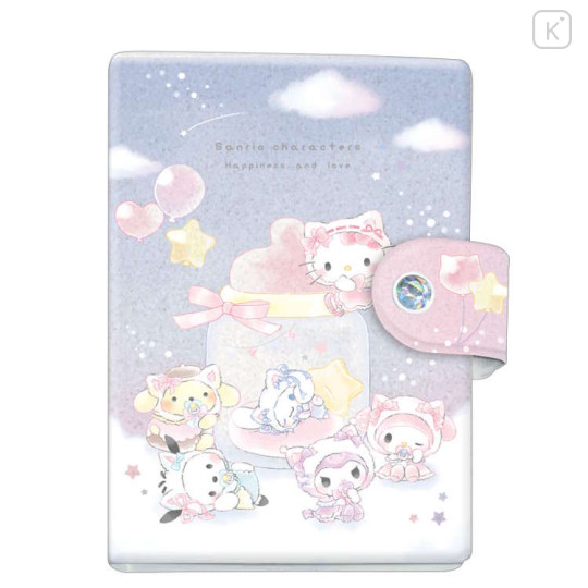 Japan Sanrio 6 Hole Sticker Binder - White Cat Baby - 1