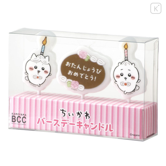 Japan Chiikawa Candle - Chiikawa & Hachiware : Birthday - 1