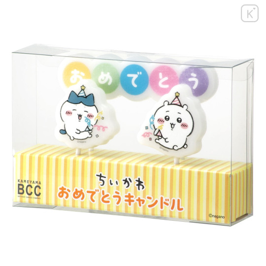 Japan Chiikawa Candle - Chiikawa & Hachiware : Congrats - 1