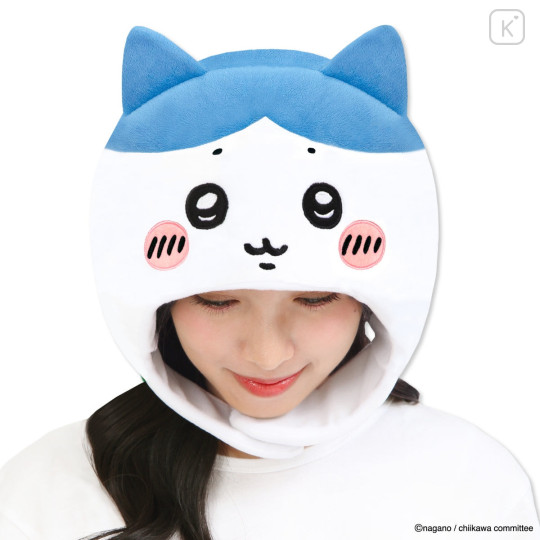 Japan Chiikawa Kigurumi Hat - Hachiware - 4