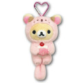 Japan San-x Mascot Holder Mini Plush Pouch - Korilakkuma : Relax Sea Otter - 1