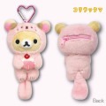Japan San-x Mascot Holder Mini Plush Pouch - Korilakkuma : Relax Sea Otter - 2