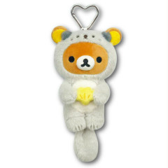 Japan San-x Mascot Holder Mini Plush Pouch - Rilakkuma : Relax Sea Otter