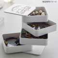 Japan San-x Desk Organizer Accessory Tray - Rilakkuma : Chairoikoguma's Kumakyun Days White - 3