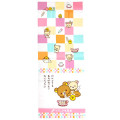 Japan San-x Japanese Tenugui Towel - Kiiroitori & Korilakkuma & Rilakkuma : Afternoon Tea Mochi - 1
