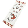 Japan San-x Japanese Tenugui Towel - Rilakkuma : Sauna Art - 1