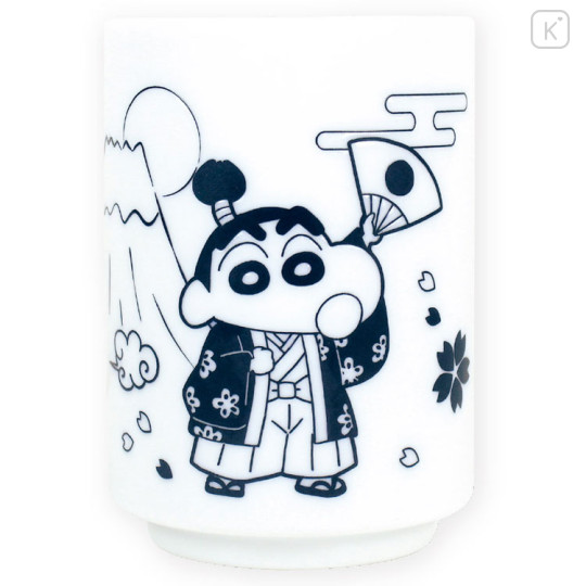 Japan Crayon Shin-chan Japanese Tea Cup - Shinnosuke Nohara : Sakura Mt. Fuji - 1