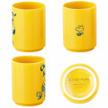 Japan Peanuts Japanese Tea Cup - Snoopy & Woodstock : Cheers My Friend Yellow - 2