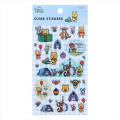 Japan Disney Clear Sticker - Winnie the Pooh : Blue Art By Tarout - 1