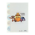 Japan Disney 5 Pockets A4 Index File Holder - Winnie the Pooh : Best Bear Art By Tarout - 2
