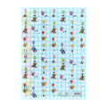 Japan Disney 5 Pockets A4 Index File Holder - Winnie the Pooh : Balloon Blue Art By Tarout - 2