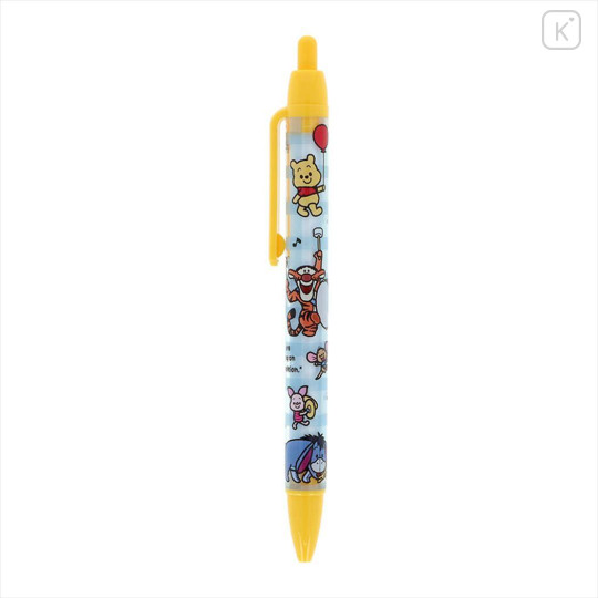 Japan Disney Ballpoint Pen - Winnie the Pooh : Balloon Yellow Art By Tarout - 1