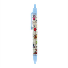 Japan Disney Ballpoint Pen - Winnie the Pooh : Balloon Blue Art By Tarout